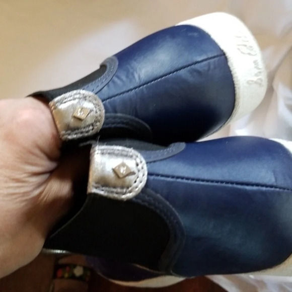 Sam Edelman Navy high top booties 9 5 New - Picture 5 of 10
